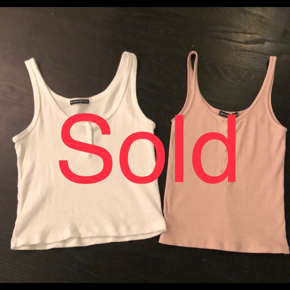 SOLD Two Brandy Melville tank tops
